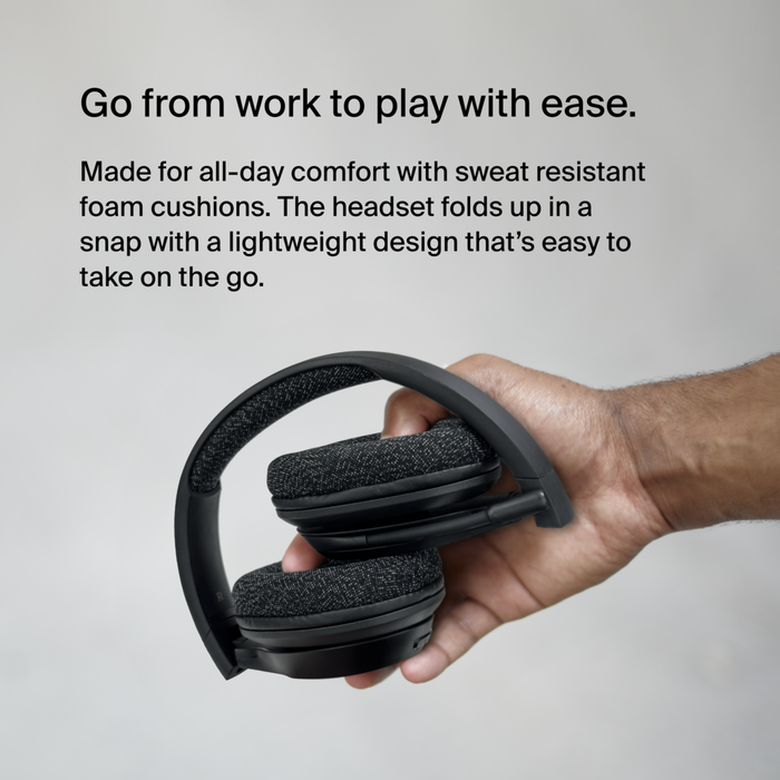Sweat proof over ear headphones 2025