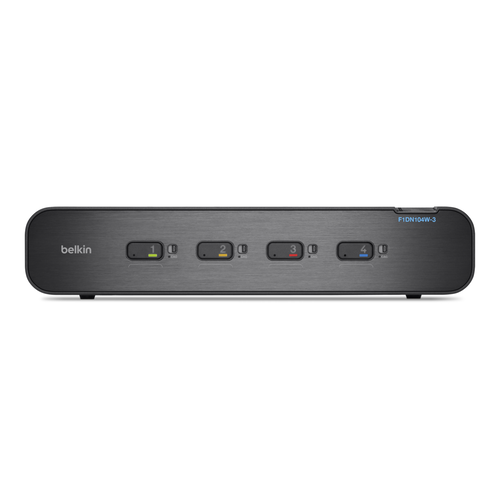 Secure DisplayPort KVM Switch, 4-Port, Dual-Head with CAC