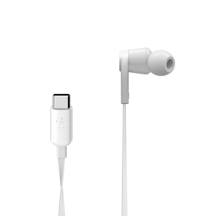 Écouteurs avec connecteur USB-C (écouteurs USB-C), Blanc, hi-res
