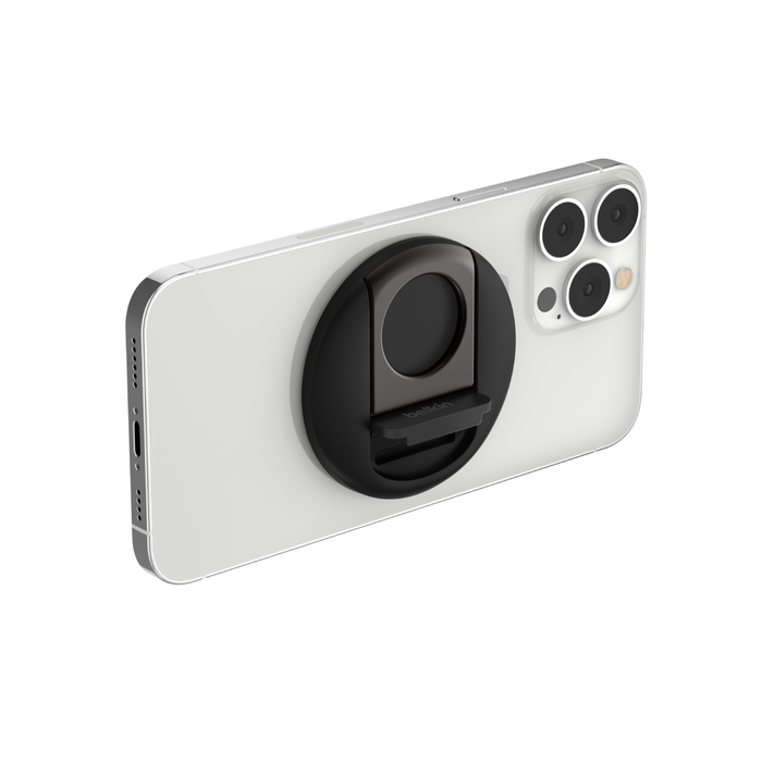 iPhone-houder met MagSafe voor Mac-laptops, Zwart, hi-res