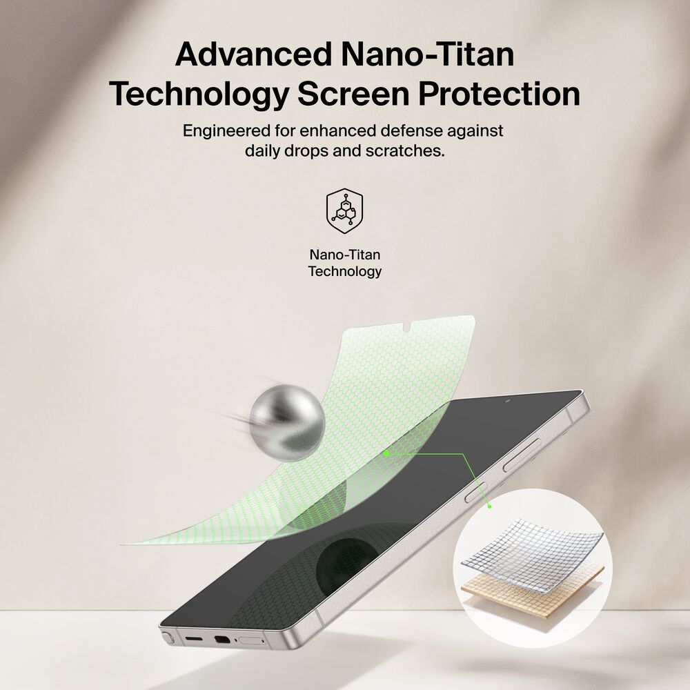 Titan EcoGuard Anti-Reflective Filter Screen Protector for Samsung Galaxy S26 Ultra, , hi-res
