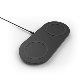 Dual Wireless Charging Pads, Black, hi-res