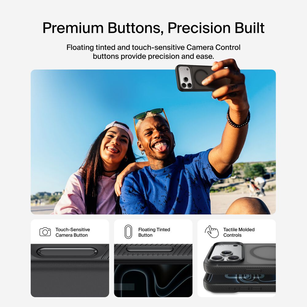 Grip Series Case for iPhone 17 Pro, Black, hi-res