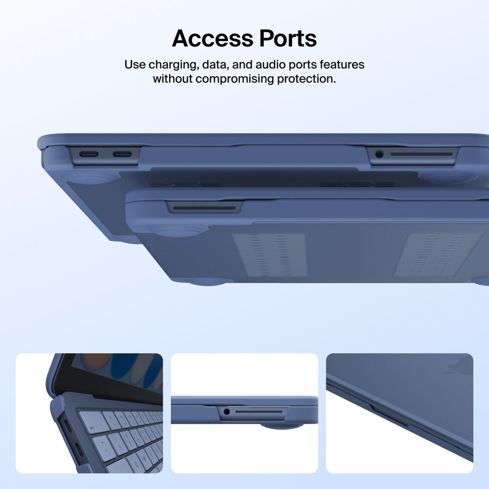 Hard Shell Case for MacBook Neo, Indigo, hi-res
