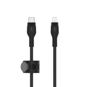 USB-C&reg;-Kabel mit Lightning Connector, Schwarz, hi-res