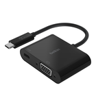 Adaptateur USB-C vers VGA + recharge, Noir, hi-res