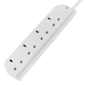 E-Series 4 Socket, 1-Metre SurgeStrip&trade;