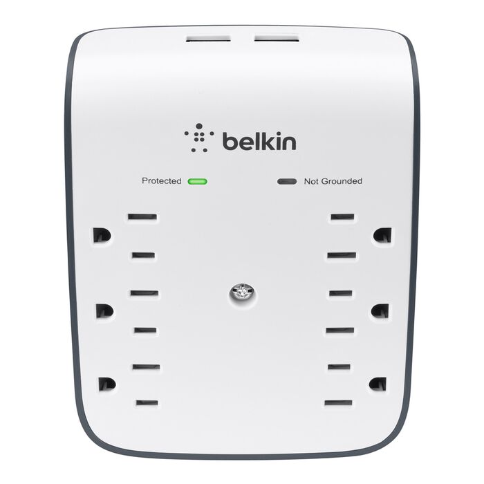 USB Wall Mount (10 Watts, Combined), White, hi-res