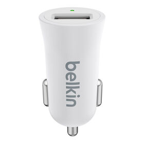 Metallic Car Charger, White, hi-res