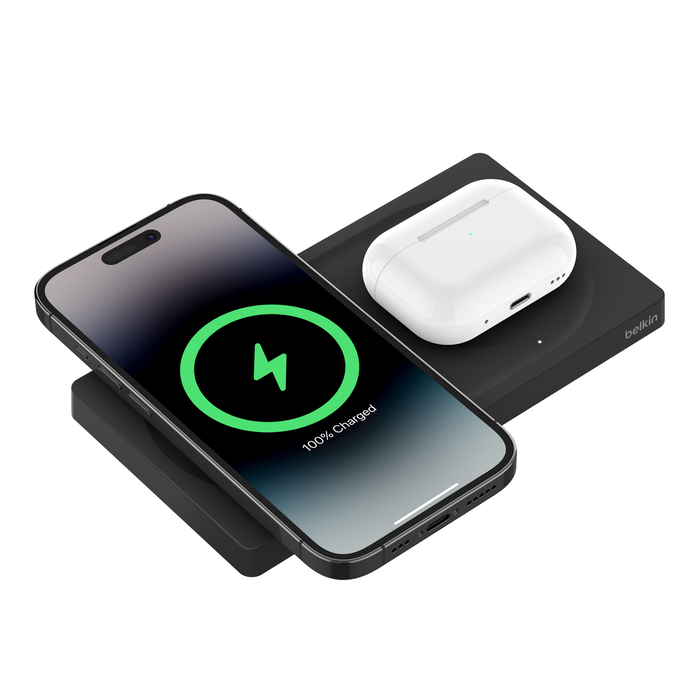 Belkin BOOST↑CHARGE™ PRO 2-in-1 Wireless Charger Stand with MagSafe