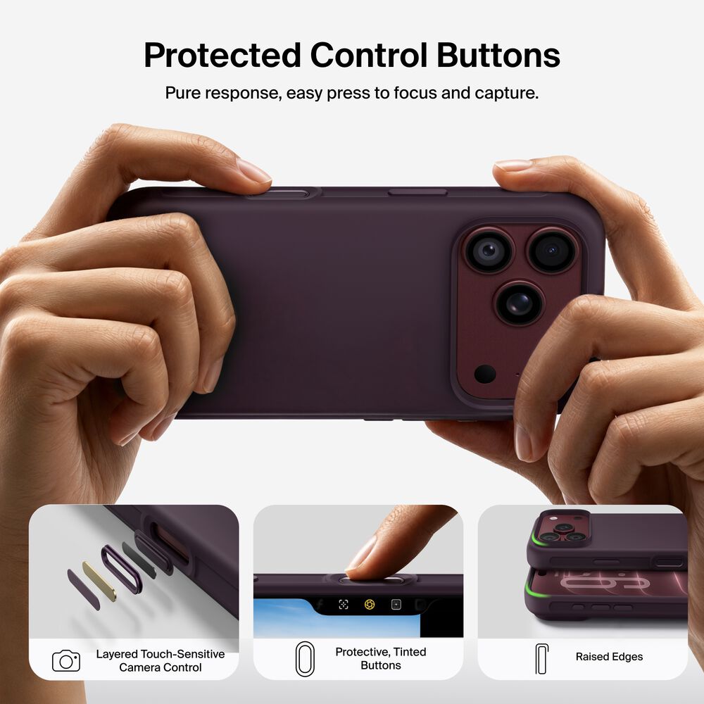 Protect Series Case for iPhone 18 Pro / iPhone 17 Pro, Burgundy, hi-res