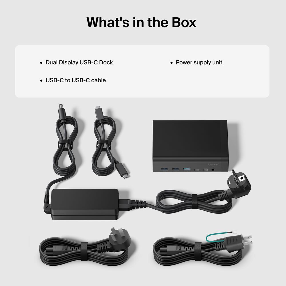 12-Port Dual Display USB-C Dock, , hi-res