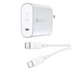 BOOST↑CHARGE USB-C Wall Charger + Cable with Quick Charge 4+, Silver, hi-res
