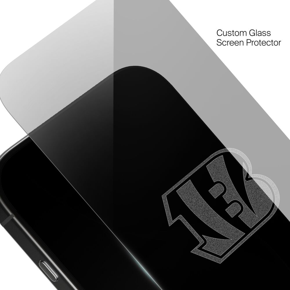 Cincinnati Bengals Custom Glass Screen Protector, , hi-res