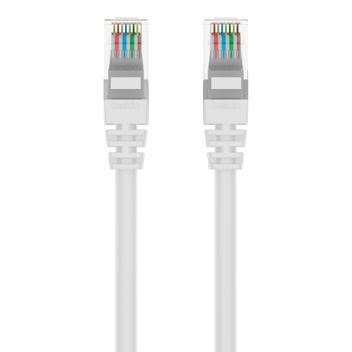 Cat6 Snagless Patch Cable, 20 Feet  White, Blanc, hi-res