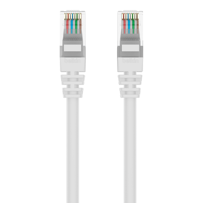 Cat6 Snagless Patch Cable, 20 Feet  White, White, hi-res