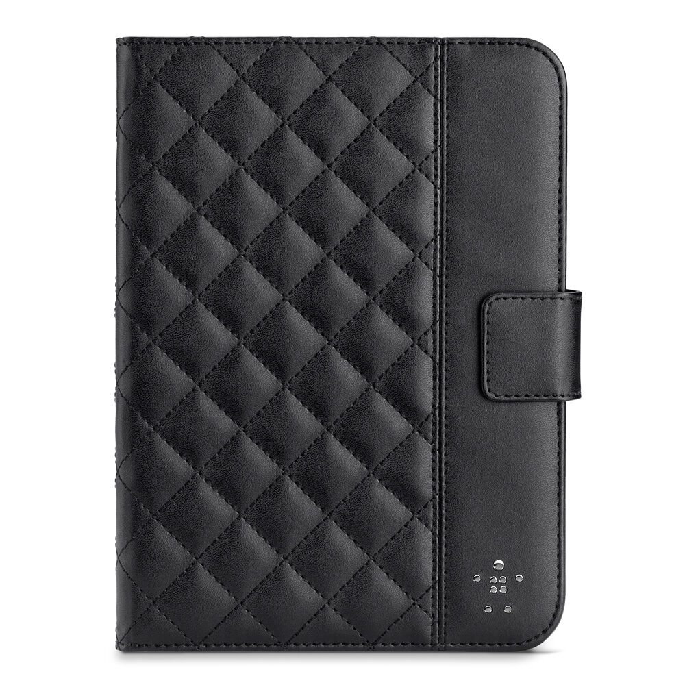 Quilted Cover with Stand for iPad mini and iPad mini with Retina display, Black, hi-res