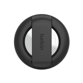 Secure Holder with Clip for AirTag, Black, hi-res
