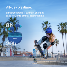 Wireless Earbuds for Kids, Blue, hi-res