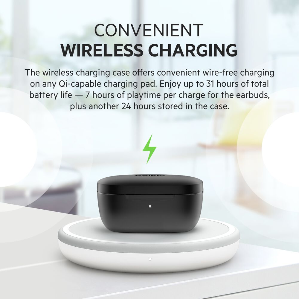 Noise Cancelling Earbuds, Black, hi-res