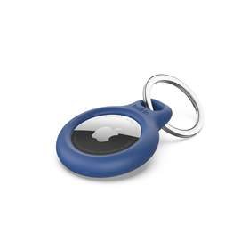 열쇠 고리가 있는 AirTag 보호 케이스 홀더, 파란색, hi-res