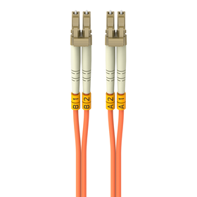 Multimode Duplex Fiber Patch Cable, LC-LC, , hi-res