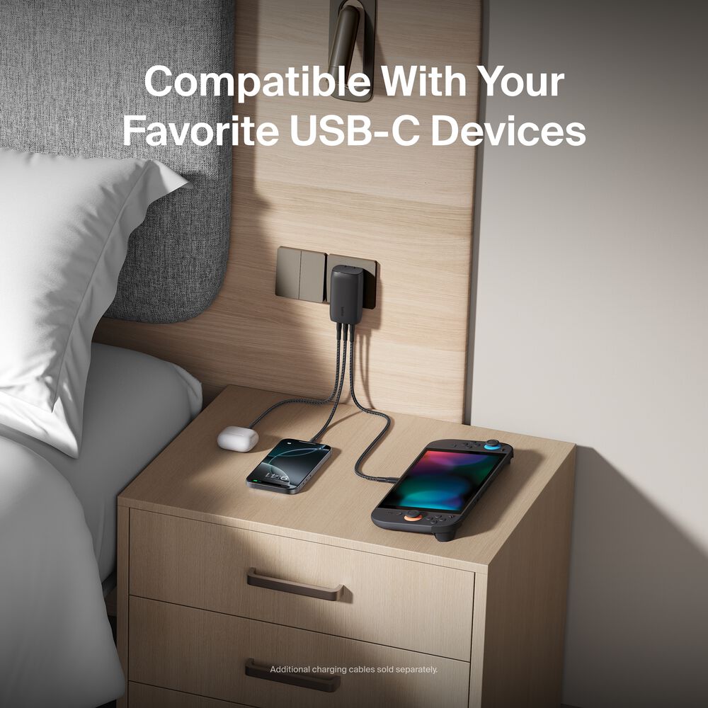 USB-C to USB-C Cable 60W for Nintendo Switch 2, Black, hi-res