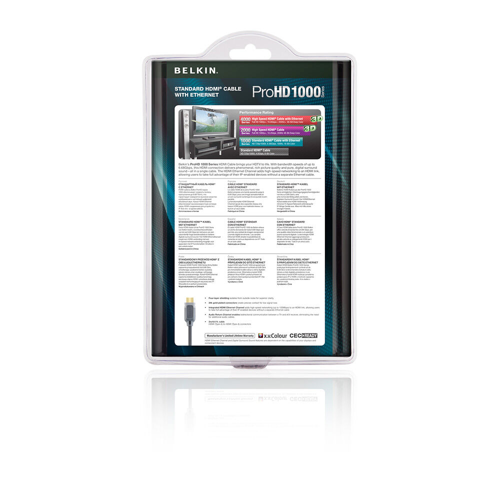 Belkin ProHD 1000 High-Speed HDMI&reg; Cable with Ethernet 4K/Ultra HD Compatible, , hi-res