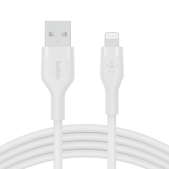 Lightningコネクタ付きUSB-Aケーブル, 白, hi-res