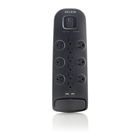 12 Outlet Surge Protector with USB Charging, , hi-res