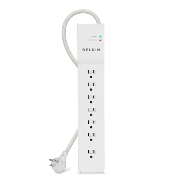 Per7 7-Outlet Commercial Surge Protector 7' Cord | Belkin US