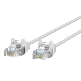 CAT6 Slim Gigabit Snagless UTP Ethernet Cable, White, hi-res