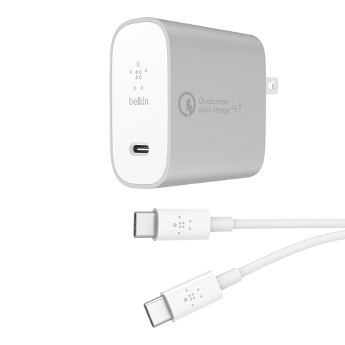 BOOST↑CHARGE USB-C Wall Charger + Cable with Quick Charge 4+