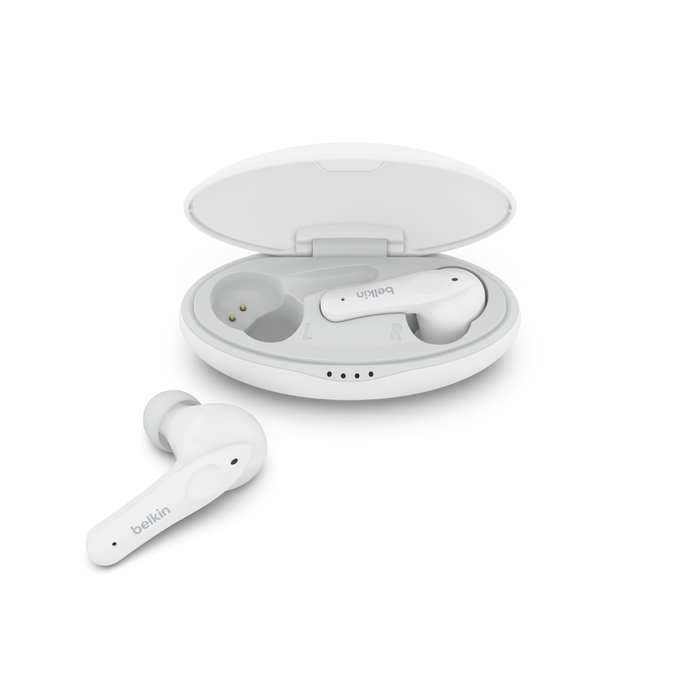 Écouteurs boutons sans fil pour enfants, Blanc, hi-res