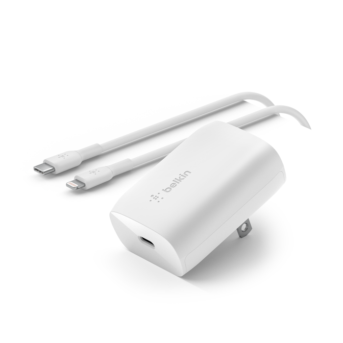 Compact USB-C Wall Charger w/Lightning Cable | Belkin | Belkin: US