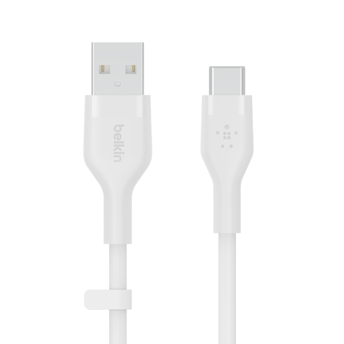 USB-C to USB-A Cable, White, hi-res