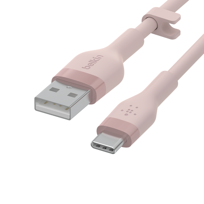 USB-A 转 USB-C 线缆, 粉色的, hi-res