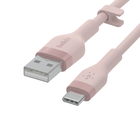 USB-A to USB-C Cable, Pink, hi-res