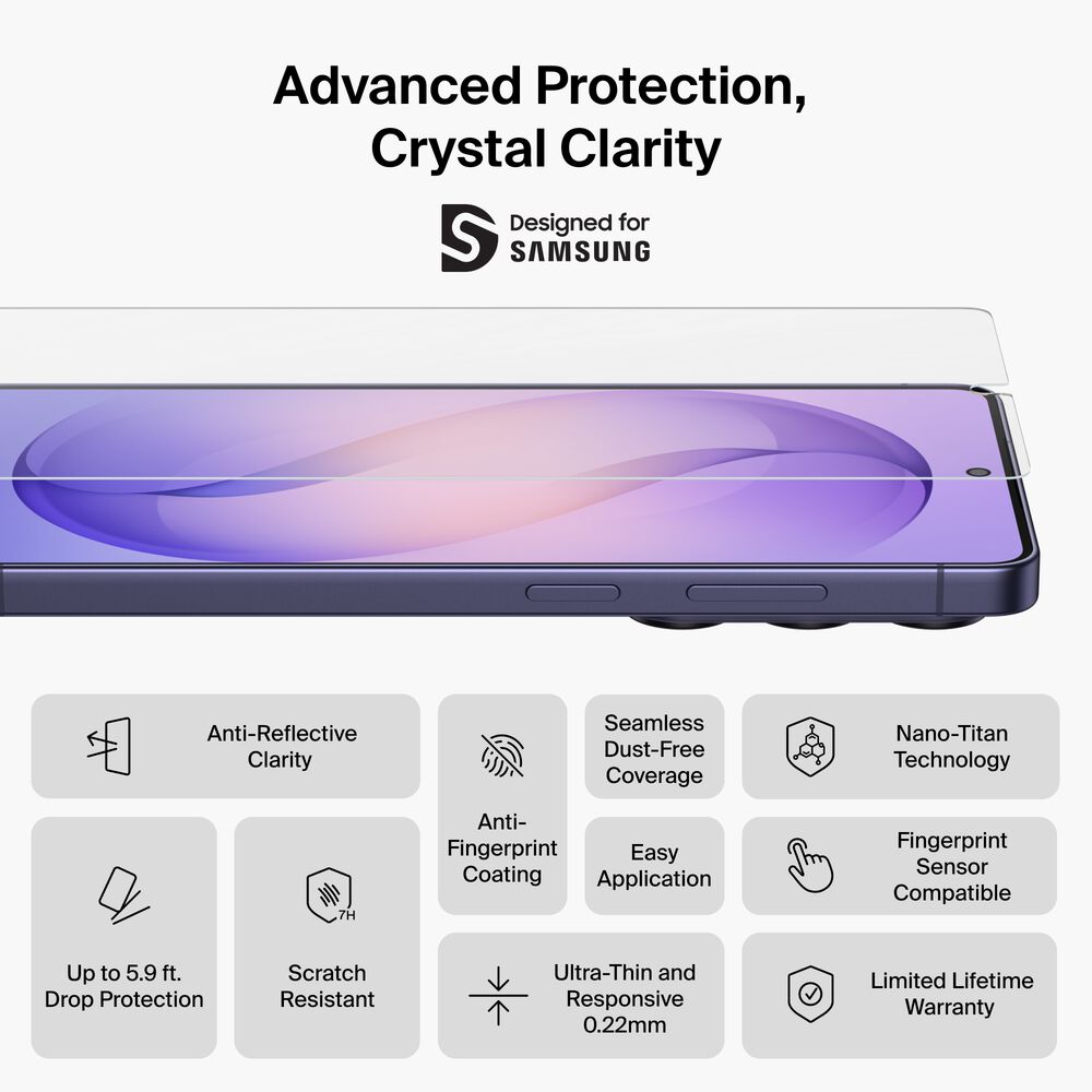 Titan EcoGuard Anti-Reflective Filter Screen Protector for Samsung Galaxy S26 Ultra, , hi-res