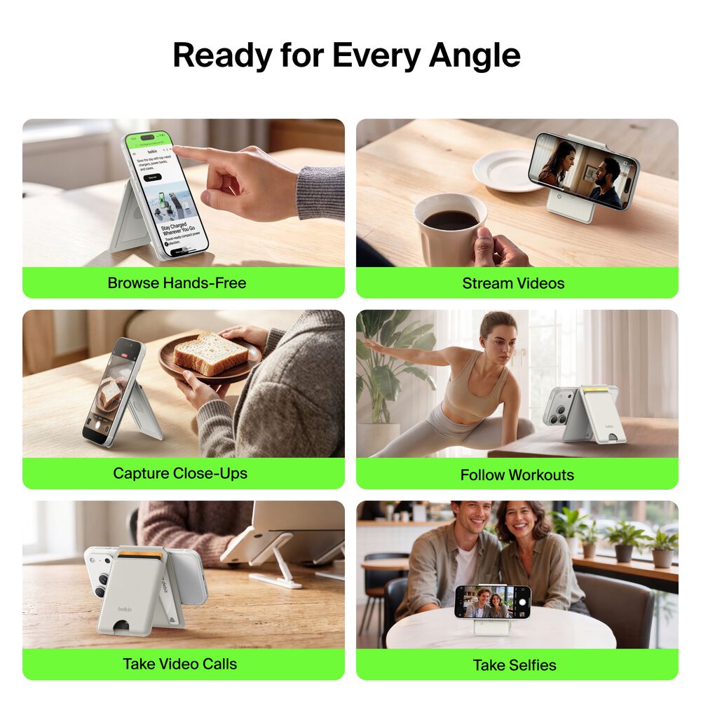 Wallet Stand with Bluetooth Tracker, Sand, hi-res