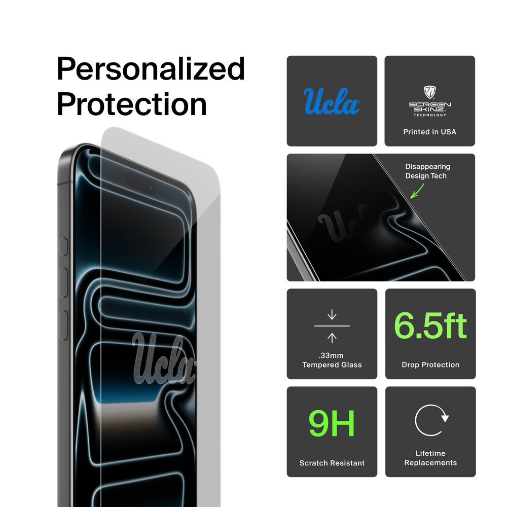University of California, Los Angeles Custom Glass Screen Protector, , hi-res