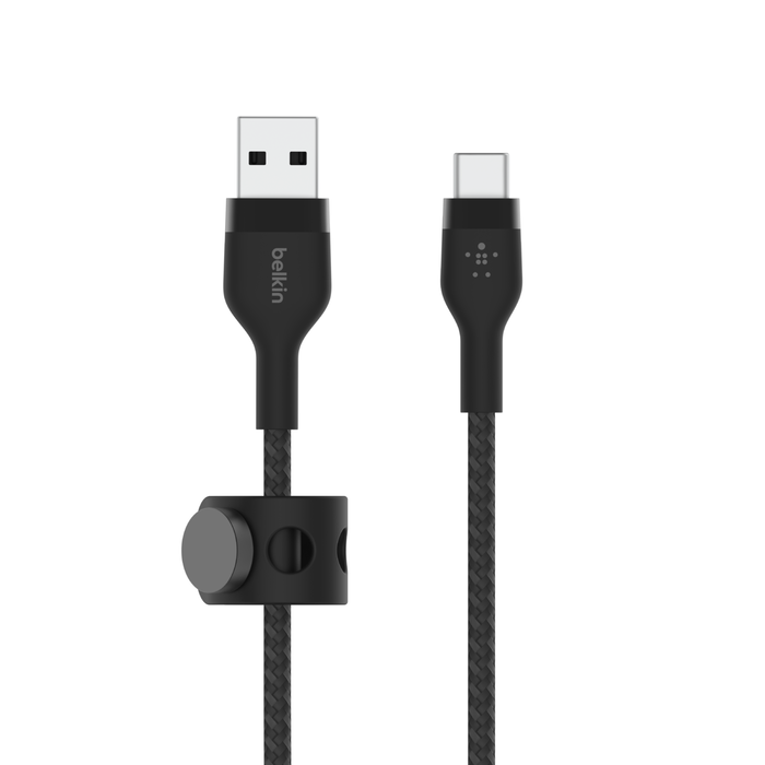 USB-A 至 USB-C&reg; 充电线, 黑色, hi-res