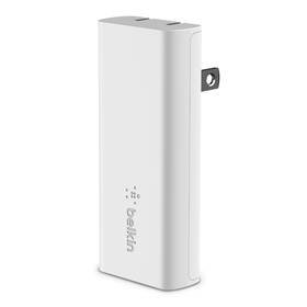 20W USB-C PD GaN Wall Charger + USB-C to Lightning Cable, White, hi-res
