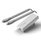 18W or 20W USB-C PD GaN Wall Charger + USB-C to Lightning Cable