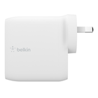 Dual USB-C PD GaN Wall Charger 68W, White, hi-res
