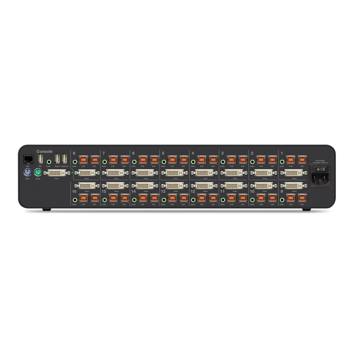 Secure DVI-I KVM Switch, 16-Port with CAC, , hi-res