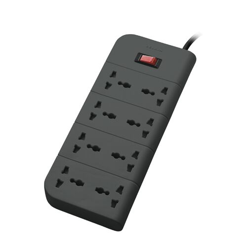 Economy Series 8-Socket Surge Protector, Gray, hi-res