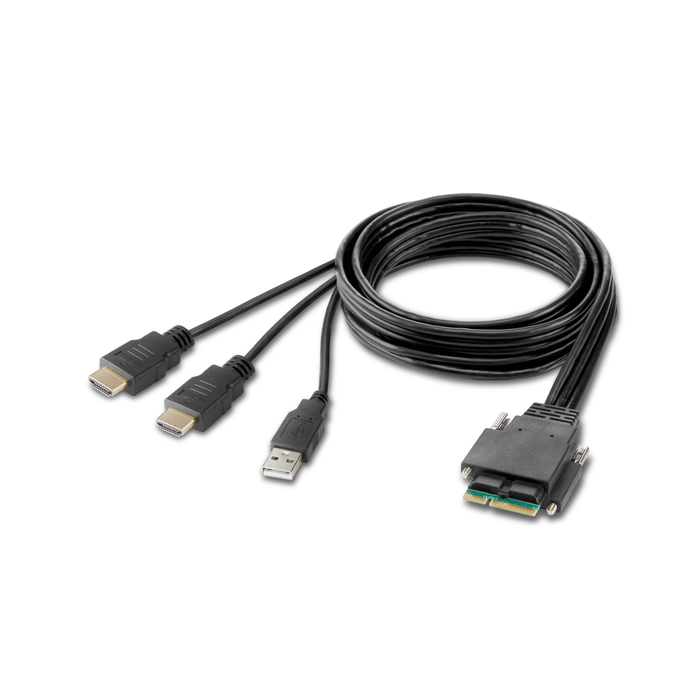 2 Port USB-C KVM Dual HDMI Switch