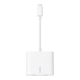 USB-C Data + Charge Adapter, White, hi-res