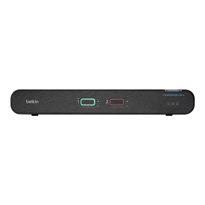 Universal 2nd Gen Secure KVM Switch w/ CAC, Negro, hi-res